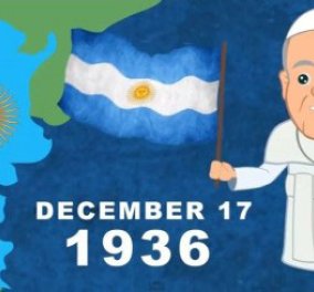Καταπληκτικό: Δείτε όλη τη ζωή του Πάπα Φραγκίσκου σε έξυπνο καρτούν μόλις 4 λεπτών ! (βίντεο & φωτό)  - Κυρίως Φωτογραφία - Gallery - Video