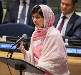 Top young woman: Η Μαλάλα Γιουσαφζάι μίλησε σήμερα στον ΟΗΕ και δάκρυσαν & οι πέτρες (φωτό & βίντεο) - Κυρίως Φωτογραφία - Gallery - Video