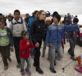 Κοντά στους Σύρους πρόσφυγες η Αντζελίνα Τζολί - Ειδική απεσταλμένη στην Ιορδανία - Κυρίως Φωτογραφία - Gallery - Video