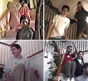 Θα το λατρέψετε & ας είναι... πρόωρο: Bίντεο γύριζε επί 25 χρόνια ένας πατέρας τα παιδιά του να κατεβαίνουν τις σκάλες ανήμερα των Χριστουγέννων! - Κυρίως Φωτογραφία - Gallery - Video