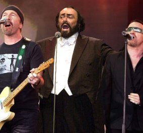 Καλημέρα με U2 & Luciano Pavarotti στην ερμηνεία Miss Sarajevo-Κυκλοφόρησε 13 Δεκεμβρίου 1999, στο άλμπουμ  Songs of the last Century - Κυρίως Φωτογραφία - Gallery - Video