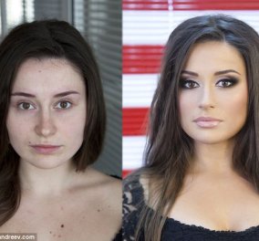 Είναι αυτές οι ίδιες γυναίκες πριν και μετά; Απίστευτη μεταμόρφωση χάρις σε ένα καλό μακιγιάζ, χτένισμα και styling όμως...(φωτό & βίντεο) - Κυρίως Φωτογραφία - Gallery - Video