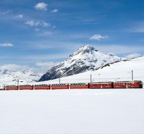 Καλημέρα με μοναδικά ταξίδια με τρένο σε χειμωνιάτικα, παραμυθένια τοπία της Ευρώπης (φωτογραφίες) - Κυρίως Φωτογραφία - Gallery - Video