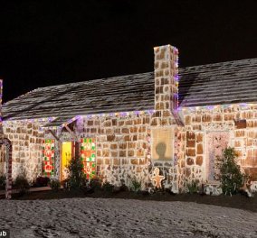 Ρεκόρ Γκίνες: Αυτό είναι το gingerbread το γλυκό σπιτάκι με 36 εκ. θερμίδες που φτιάχτηκε με 1.360 κιλά ζάχαρης, 7.200 αυγά και 816 κιλά βουτύρου!  - Κυρίως Φωτογραφία - Gallery - Video