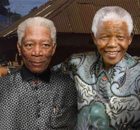 Οι αιώνιοι ημιμαθείς ή άσχετοι: Έκλαιγαν για τον Morgan Freeman που κάποτε υποδύθηκε τον Μαντέλα! Γέμισε το twitter!