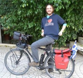 Story of the day - Ο Vincent Touchard διένυσε με ποδήλατο της Ευρώπη αλλά αγάπησε τη Κρήτη - Θα μείνει για πάντα εδώ! (φωτό)  - Κυρίως Φωτογραφία - Gallery - Video