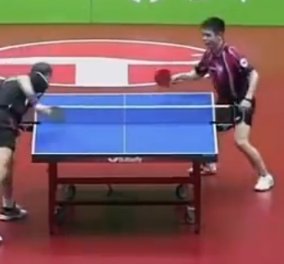 Ίσως αυτός είναι ο πιο αστείος αγώνας ping pong στην ιστορία! Εκπληκτικό βίντεο! - Κυρίως Φωτογραφία - Gallery - Video