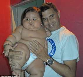 Απίστευτο:Μωρό οκτώ μηνών στην Κολομβία ζυγίζει 19,7 κιλά, όσο δηλαδή ένα παιδί έξι ετών! (φωτό & βίντεο) - Κυρίως Φωτογραφία - Gallery - Video