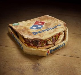 Smile : το πρώτο κουτί πίτσας που τρώγεται μαζί με το περιεχόμενο !!! Το παρουσίασε η Domino’ s και κάνει θραύση !  - Κυρίως Φωτογραφία - Gallery - Video