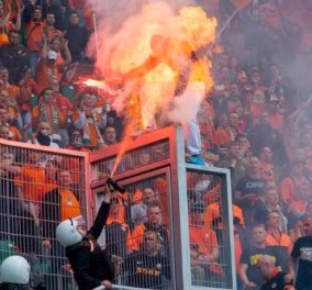 Απίστευτο περιστατικό: Αστυνομικός έκαψε οπαδό σε γήπεδο της Πολωνίας! (βίντεο) - Κυρίως Φωτογραφία - Gallery - Video