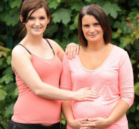 Η μάνα έγκυος στο 17ο παιδί της ταυτόχρονα με την μεγάλη κόρη της που περιμένει το πρώτο της μωρό ! (φωτό & βίντεο) - Κυρίως Φωτογραφία - Gallery - Video