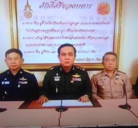 Πραξικόπημα στην Ταϊλάνδη-Ο Στρατός ανακοίνωσε από την τηλεόραση ότι αναλαμβάνει την διακυβέρνηση της χώρας (φωτό & βίντεο) - Κυρίως Φωτογραφία - Gallery - Video
