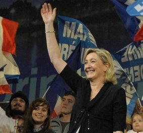 Γαλλία: Πρωτιά με 25% στην ακροδεξιά Μαρίν Λεπέν δείχνουν τα exit poll-Η Κεντροδεξιά στην 2η θέση με 20%, «Βατερλό» του Ολάντ με 14% στην 3η θέση! - Κυρίως Φωτογραφία - Gallery - Video