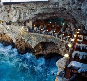 Απολαύστε το στολίδι της Αδριατικής Grotta Palazzese-Το ιταλικό εστιατόριο σε σπηλιά ίσως από τα ομορφότερα στον κόσμο (φωτό) - Κυρίως Φωτογραφία - Gallery - Video