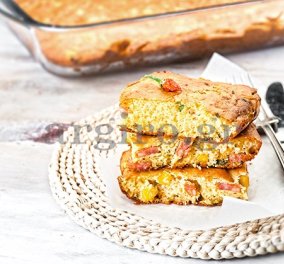 Πικάντικη κασερόπιτα με καλαμπόκι και λουκάνικο από τα χεράκια της Αργυρώς Μπαρμπαρίγου - Το τέλειο πρωινό για όλους μας! - Κυρίως Φωτογραφία - Gallery - Video