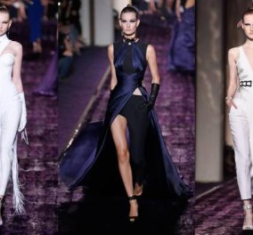 Τι παρουσίασε η ξερακιανή Donatella Versace στο Παρίσι που διανύει την υπέροχη εβδομάδα μόδας με υψηλής ραπτικής πασαρέλες για τον ερχόμενο χειμώνα ; (φωτό) - Κυρίως Φωτογραφία - Gallery - Video