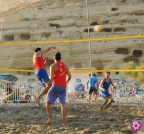 Άλλος- άλλη για τα Μάταλα για το φετινό Beach Volley;  Με θέα τις σπηλιές το εντυπωσιακό άθλημα πάνω στην άμμο (φωτό & βίντεο) - Κυρίως Φωτογραφία - Gallery - Video