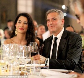 Ιδού το προσκλητήριο στο γαμήλιο δείπνο του Τζορτζ Κλούνεϊ και την Αμάλ Αλαμουντίν- Με χρυσαφί λεπτομέρειες ένα μήνα μετά την θρησκευτική τελετή - Κυρίως Φωτογραφία - Gallery - Video