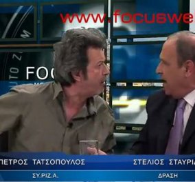 Ήρθαν στα χέρια Π. Τατσόπουλος και Σ. Σταυρίδης στην FOCUSWEBTV!!