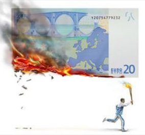Economist: Η Ελλάδα τρέχει και το ευρώ δραπετεύει;;