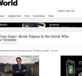 Time: ''O Αλέξης Τσίπρας είναι ο Έλληνας που κάνει την Ευρώπη να τρέμει
