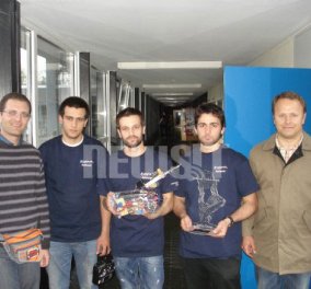 Πρώτοι Έλληνες φοιτητές σε διαγωνισμό ρομποτικής στη Γερμανία!!