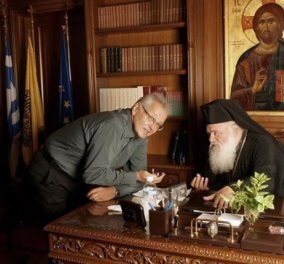 Αρχιεπίσκοπος σε αποκλειστική συνέντευξη στον Δημήτρη Κωνσταντάρα: ''Να ζητήσουμε συγνώμη από την λεγόμενη Δημοκρατία του σήμερα και να συνεργαστούμε για τα επόμενα 3 χρόνια τουλάχιστον...'' - Κυρίως Φωτογραφία - Gallery - Video
