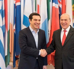 Ολοκληρώθηκε η συνάντηση Τσίπρα-Γκουρία - «Δεν αισθάνομαι ότι έχω θηλιά στο λαιμό μου - Enough is enough με τη λιτότητα» δήλωσε ο Πρωθυπουργός
