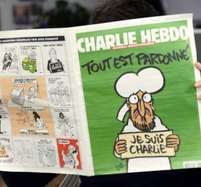 Δείτε το τεύχος-ορόσημο της γαλλικής σατιρικής εφημερίδας Charlie Hebdo - Αναρτημένο στο Διαδίκτυο το ιστορικό "φύλλο των επιζώντων"