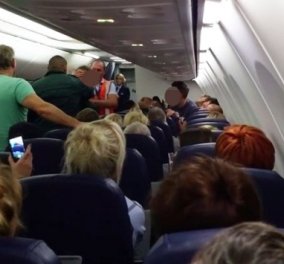 Κρήτη: Το ντοκουμέντο του πανικού σε πτήση για το Ηράκλειο - Η στιγμή της σύλληψης και το ξέσπασμα των επιβατών 