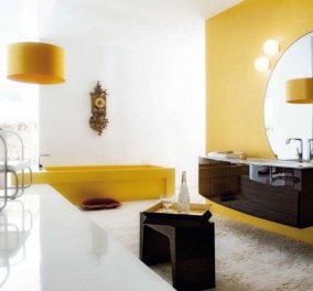 15 κίτρινα μπάνια που θα λατρέψετε & θα απολαμβάνετε το spa στο σπίτι