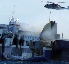 Νέα τραγωδία στο Norman Atlantic: Δύο Αλβανοί ναυτικοί νεκροί κατά τη ρυμούλκηση του - Αναγνωρίστηκε ο δεύτερος Ελληνας νεκρός 