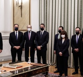 Καρέ καρέ όσα συνέβησαν στην Ορκωμοσία των νέων Υπουργών & Υφυπουργών της Κυβέρνησης (φωτό- βίντεο)