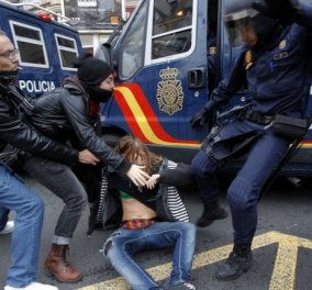 Νόμος φίμωτρο στην Ισπανία: Απαγορεύτηκε η φωτογράφηση της αστυνομίας!