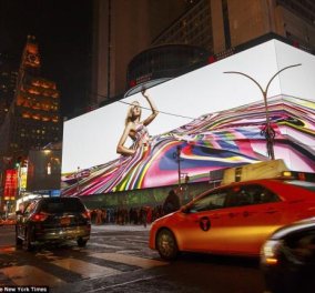 Times Square: εγκαινιάσθηκε η μεγαλύτερη στον κόσμο υψηλής ευκρίνειας ψηφιακή οθόνη με μέγεθος γήπεδου ποδοσφαίρου‏! (βίντεο)