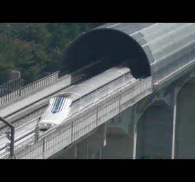 Εκπληκτικό βίντεο: Δείτε το τρένο ''αστραπή'' που σπάει τα ρεκόρ ταχύτητας!