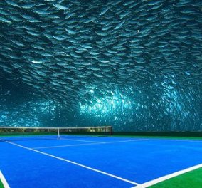 Το πρώτο υποβρύχιο γήπεδο τένις στον κόσμο φτιάχνεται στο Ντουμπάι & είναι φανταστικό - Δείτε το