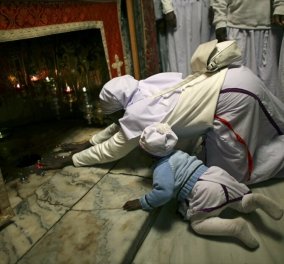 Σε κλίμα κατάνυξης οι εορτασμοί των Χριστουγέννων στη Βηθλεέμ: τα μηνύματα του Οικουμενικού Πατριάρχη Βαρθολομαίου & του Πάπα Φραγκίσκου!‏