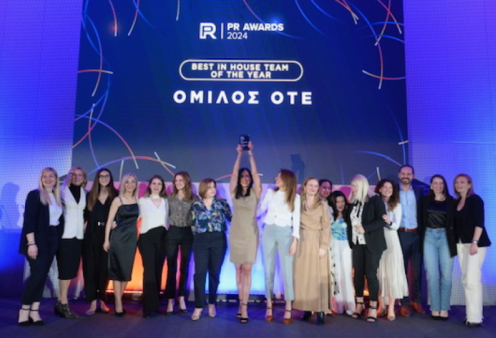 Κορυφαίος ο Όμιλος ΟΤΕ: PR In - House Team of the Year στα PR Awards 2024 - Σάρωσε με 16 βραβεία & διακρίσεις στην εταιρική επικοινωνία