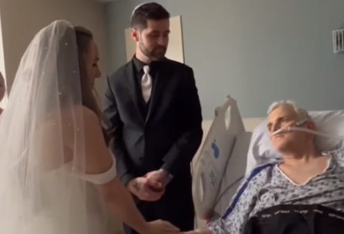 Παντρεύτηκε τον αγαπημένο της στο νοσοκομείο: Ήθελε να την καμαρώσει νυφούλα ο καρκινοπαθής πατέρας της - Πέθανε δύο μέρες μετά (βίντεο)