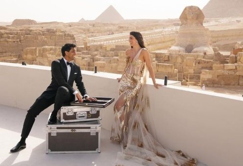 Χλιδάτος γάμος με φόντο τις πυραμίδες της Αιγύπτου! Ο Ινδός δισεκατομμυριούχος Αnkur Jain παντρεύτηκε την πρώην παλαίστρια, Erica Hammond - Γλέντι μεγάλης αξίας! (φωτό-βίντεο)