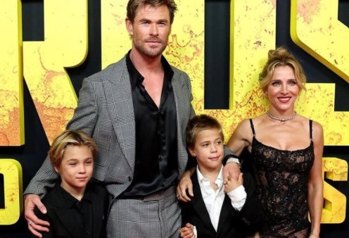 Chris Hemsworth-Elsa Pataky: Σύσσωμη η οικογένεια στο κόκκινο χαλί- Αγκαλιά με τα δίδυμα αγοράκια του βάζουν τέλος στις φήμες χωρισμού (φωτό)
