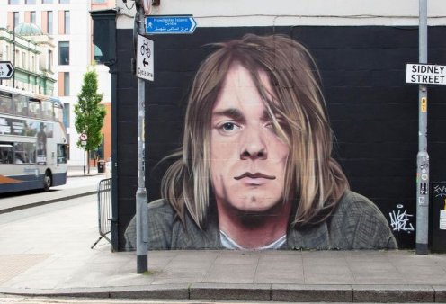Kurt Cobain: Γκράφιτι στο Μάντσεστερ για την 30η επέτειο από τον θάνατο του τραγουδιστή των Nirvana