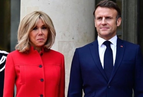 Brigitte Macron: Φωτιά στα κόκκινα πλάι στον σύζυγο της, Emanuelle - Εκπληκτικό σακάκι & midi φούστα για την 71χρονη Γαλλίδα
