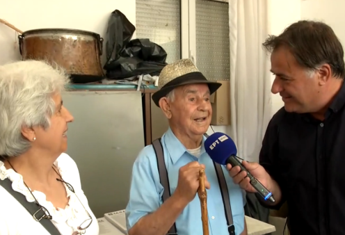 Αυτός είναι ο γnραιότερος ψηφοφόρος των Ευρωεκλογών: 99 ετών ο Βασίλης Καραμανίδης από τις Σέρρες - Ψήφισε πρώτη φορά το 1946 (βίντεο)