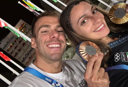 Αυτό είναι το ζευγάρι των αρραβωνιασμένων που κέρδισε μετάλλιο στους Oλυμπιακούς Aγώνες με διάφορα 15 λεπτών της ώρας – O Gregorio & η Rossella πρωταθλητές στη κολύμβηση & στη ξιφασκία