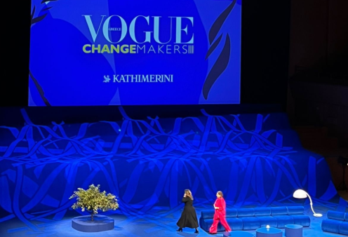 To eirinika μεταδίδει live από το Vogue – Change Makers στο Μέγαρο Μουσικής – Τα λόγια που εμπνέουν των Elsa Schiaparelli & Sandra Chuoi (φωτό & βίντεο)