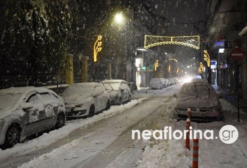 Φλώρινα: Μαγικό λευκό τοπίο από τα πρώτα χιόνια - Δείτε φωτογραφίες & βίντεο 