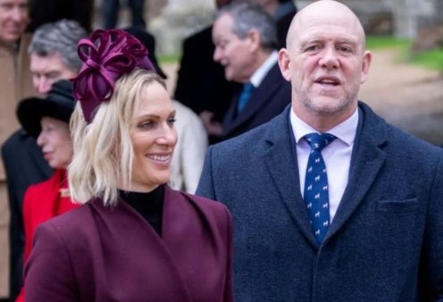 Zara Tindall: Η πιο καλοντυμένη γαλαζοαίματη στην Χριστουγεννιάτικη λειτουργία - Φουλ στα μωβ με ιδιαίτερο headpiece (Φωτό)