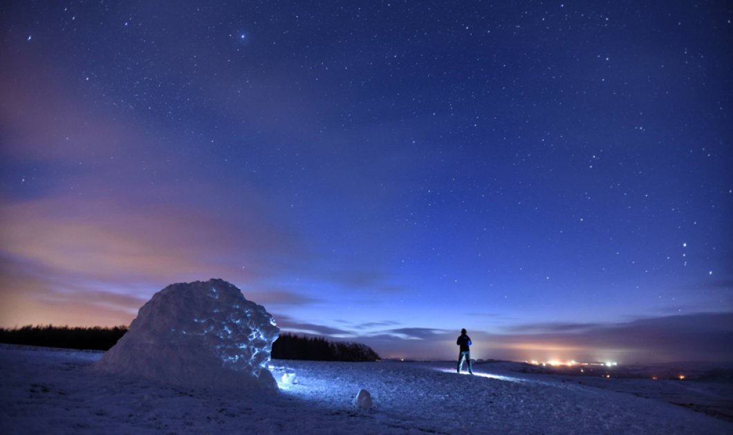 20/1/2015: Εκπληκτικό στιγμιότυπο από τον φωτογράφο Paul Kingston που πέρασε την πιο παγωμένη νύχτα της χρονιάς στην Β. Αγγλία! Picture: Paul Kingston/NNP